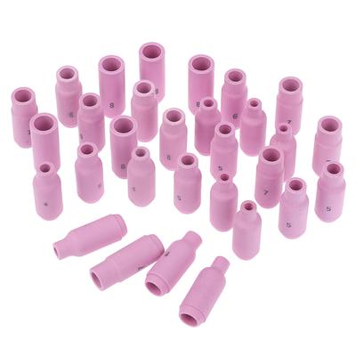 5Pcs 10N49/50 Plasma Cutting Ceramic Cups Alumina Nozzle Cups Tig Welding Large