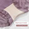 Seamless Panties High Waist Women's Briefs for Weight 100kg Large Size Underpants Solid Color Boyshorts