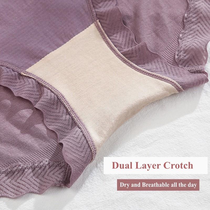 Seamless Panties High Waist Women's Briefs for Weight 100kg Large Size Underpants Solid Color Boyshorts