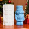 3D Nussknacker Soldat Silikonform Weihnachten Nussknacker Formen Kerze Harzguss Wachs Gips Epoxid Aromatherapie Kerzenform