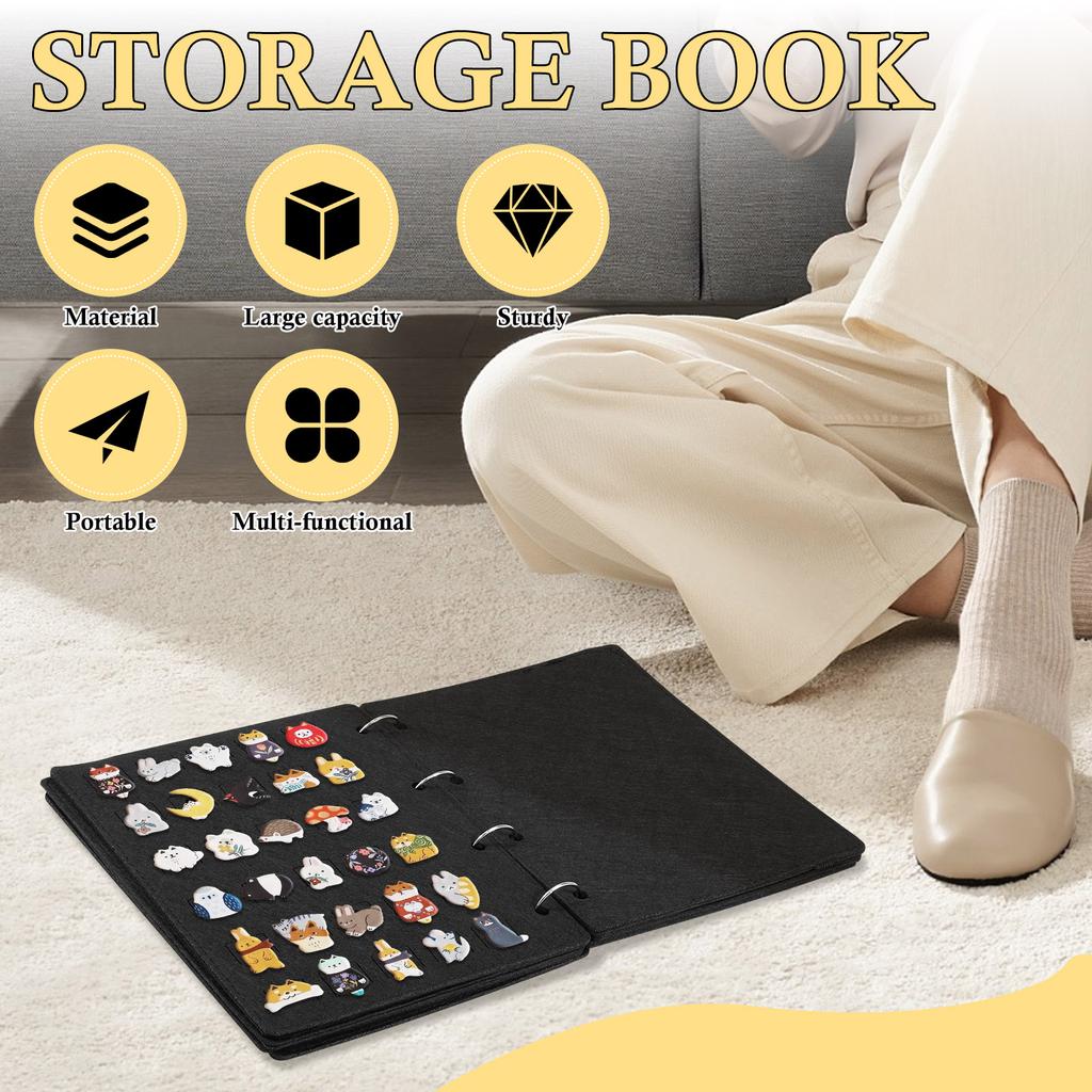 3 Pcs Felt Pin Display Stand Shoe Charm Holder Badge Display Jewelry Storage Ornament Necklaces Pendants Earrings Organizer