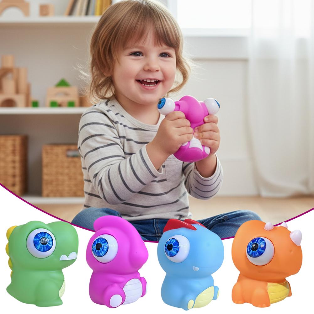 Funny Big Eye Dinosaurs Squeezing Toys Eye Relief Anxiety Decompression Toy Sensory Bouncing Back Gifts For Adult X9Z4