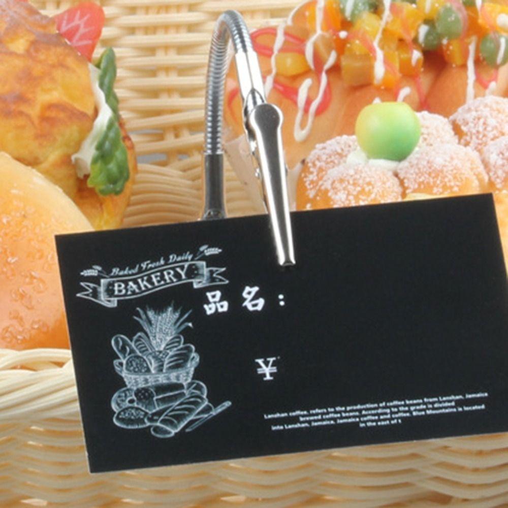 Sârmă metalică cu coadă lungă de 7 inci Suport pentru clipuri pentru note de aligator Stand Accesorii pentru decorare artizanală