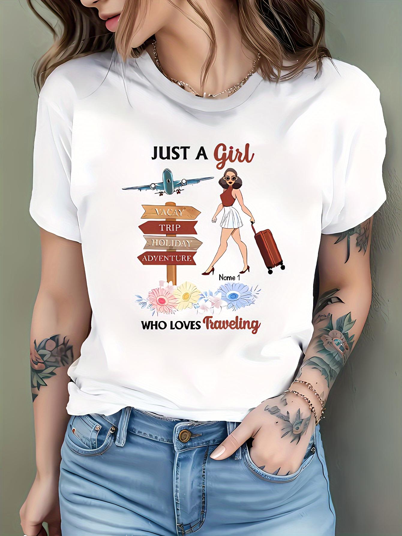 

Crew Neck Comfortable Top Womens Clothing Travel EleUnisexts Print Casual Sports Tshirt Short Sleeve Aesthetic Clothes streetwear S