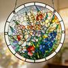 Acrylic Jigsaw Puzzle Suncatcher Window Hanging Kit, Stained Glass Style DIY Puzzles Home Garden Decor, Birthday Gifts for Women, Wife, Aunt, Mom