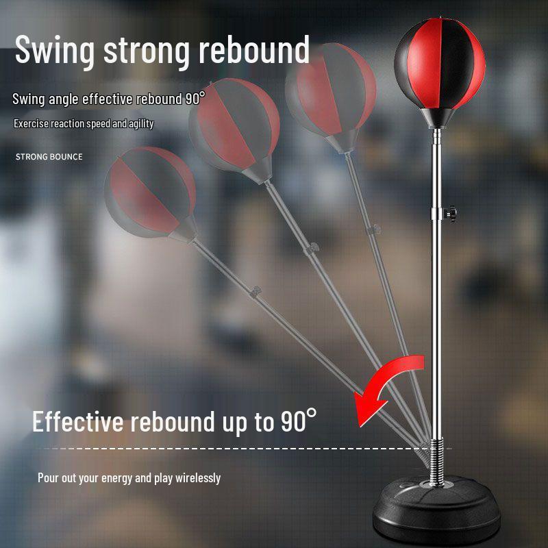 Adjustable Speed Ball Target for Indoor Boxing Training - Suitable for Adults & Children