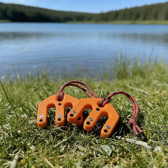 1 Paire Système de Poulie à Palan Ultra-léger Treuil pour Gibier de Chasse Garage de l'Arrière-Pays Chasse en Plein Air Corde de Levage Lourd Treuil