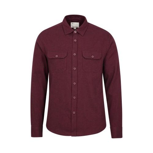 Mountain Warehouse Mens Trace Flannel Long-Sleeved Shirt