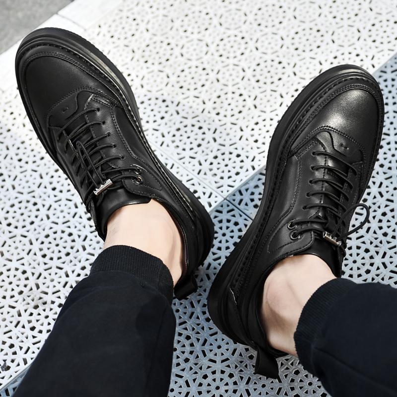Fashion Men's New Fashion Luxury Walking Sports Shoes Daily Commuting Casual Men's Shoes Comfortable and Versatile Lace Up Board Shoes