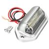 1X Chrome 6Led License Number Plate Tag Interior Step Light For Boat Rv Trailer