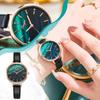 Elegant Vintage Style Women's Watch with Rhinestone Accents and Genuine Leather Strap Classic Round Dial Analog Display Durable Quartz Movement