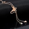 Women Fashion Barefoot Sandal Beach Foot Chain Butterfly Charm Anklet Bracelet Gift