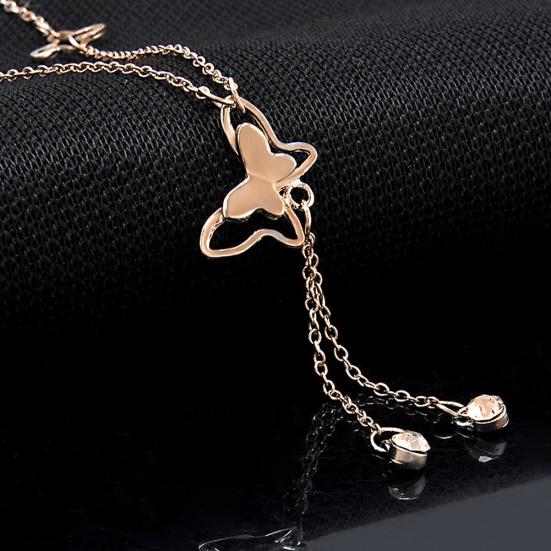 Women Fashion Barefoot Sandal Beach Foot Chain Butterfly Charm Anklet Bracelet Gift