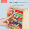 Wooden Toddler Learning Flip Board & Abacus Puzzle Toy