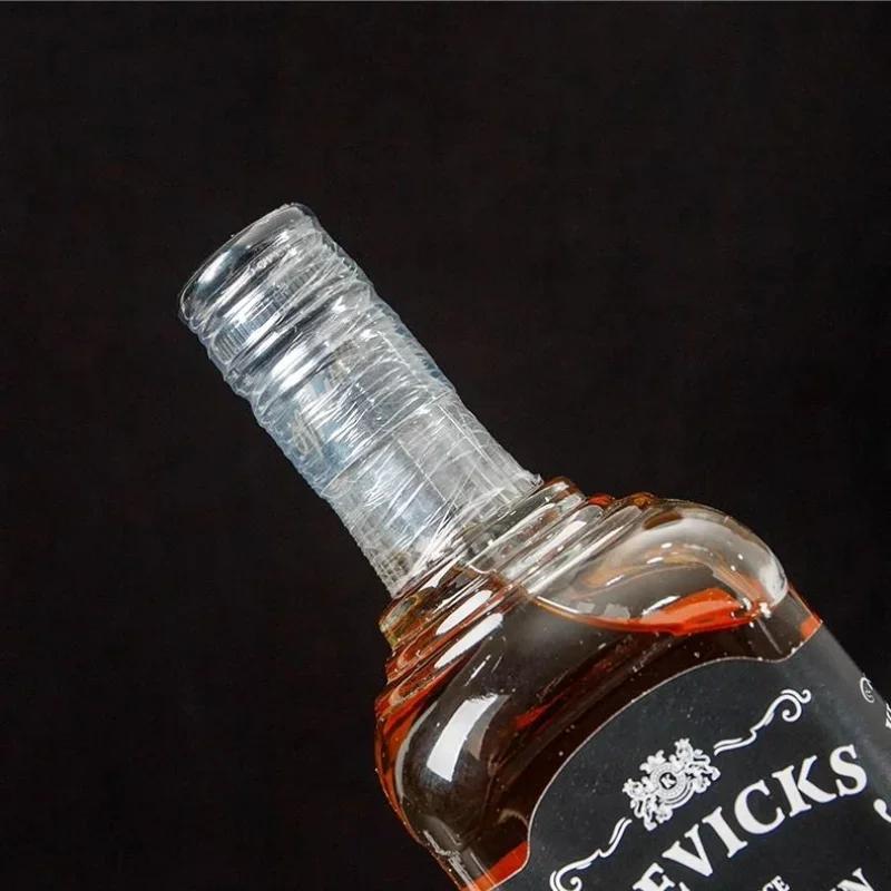 1pc 3cmx1500/6500cm  Leak-Proof Stretchable Wine/Liquor Bottle Seal - Anti-Evaporation, Anti-Aging White Film for Secure Storage