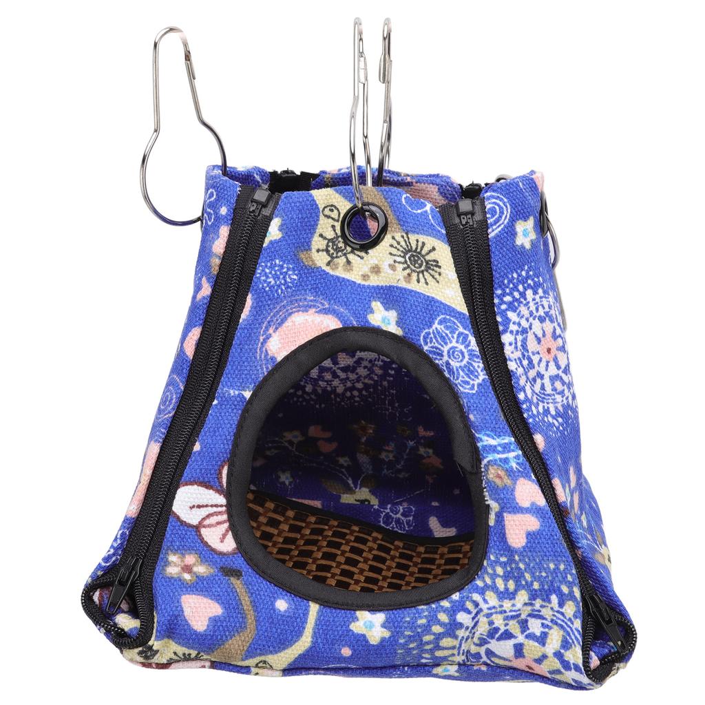 Small Pet Hanging Hammock Elk Pattern Hamster Hammock Cage Bed for Rats Rabbits Ferrets Guinea Pigs 20x20x22cm