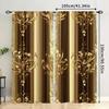 Luxurious black and gold - pole bag curtains, bedroom and kitchen decoration, home decoration, living room decoration