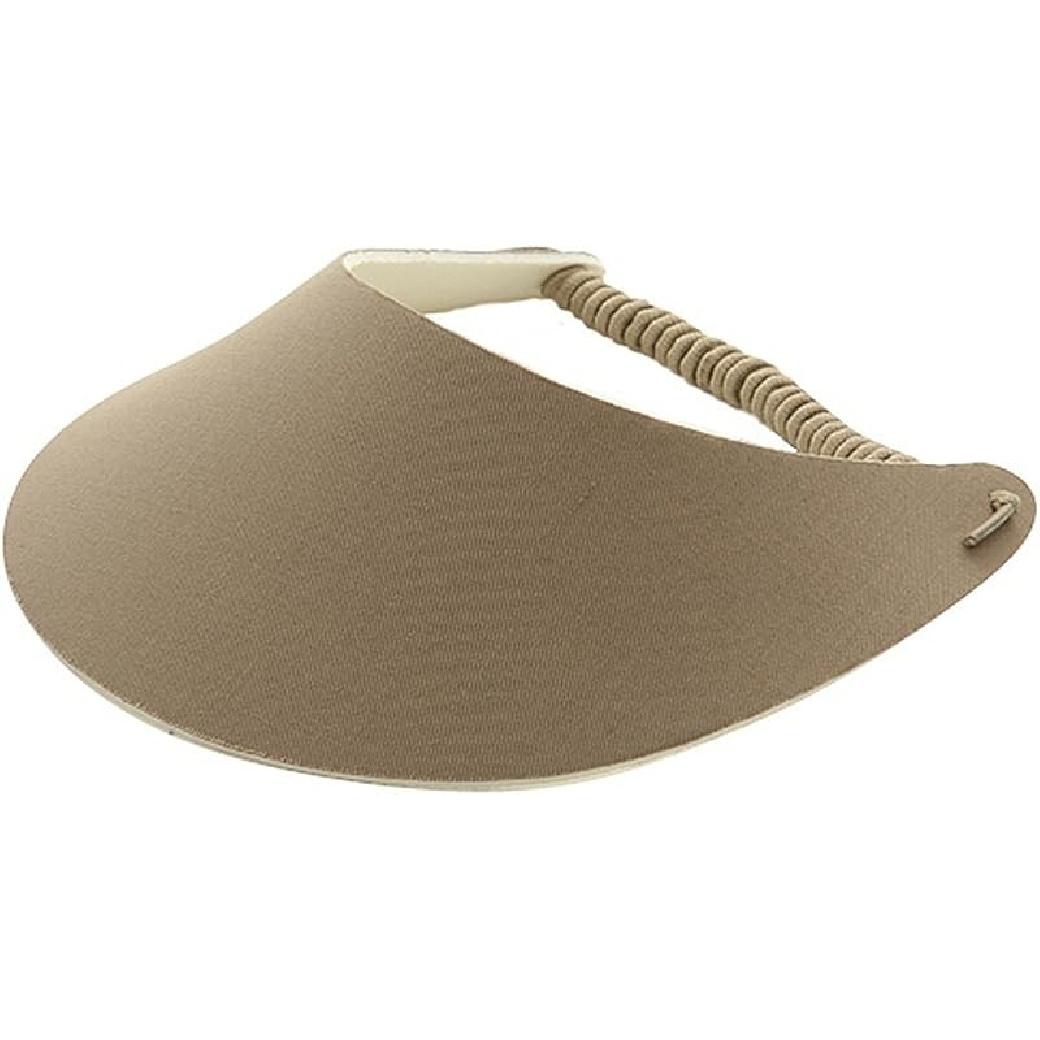 Женская однотонная хлопковая соломенная шляпа-козырек MG One Size