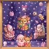 9 Sheets Merry Christmas Stickers for Glass Windows Snowflake Reindeer for Indoor Decorations Children's Room Atmosphere Sticker
