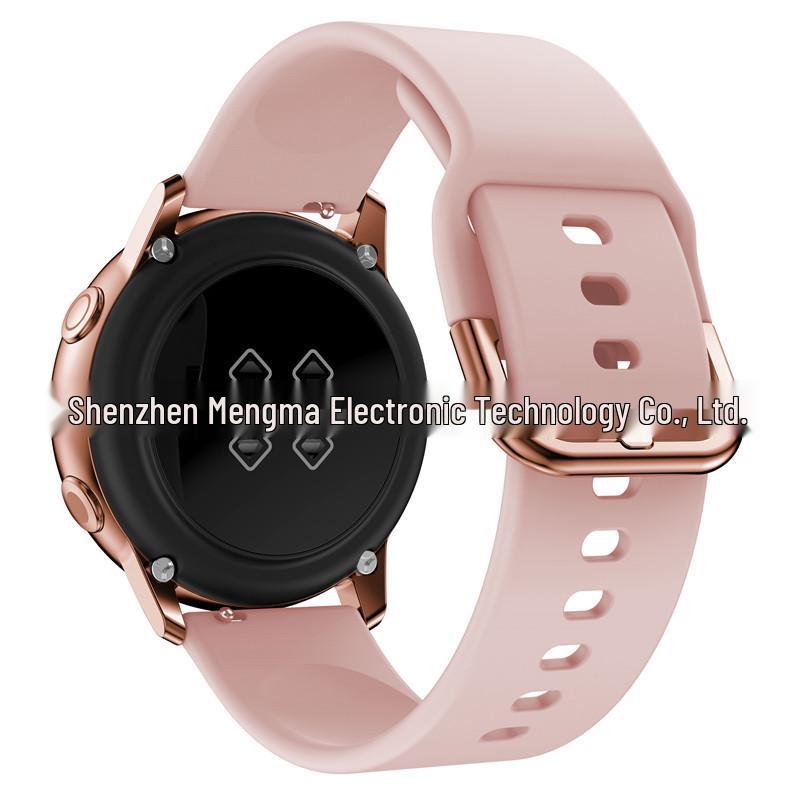 Samsung Galaxy Active2 Silicone Watch Band, Compatible with 20/22mm Watches, Including Huawei GT5.