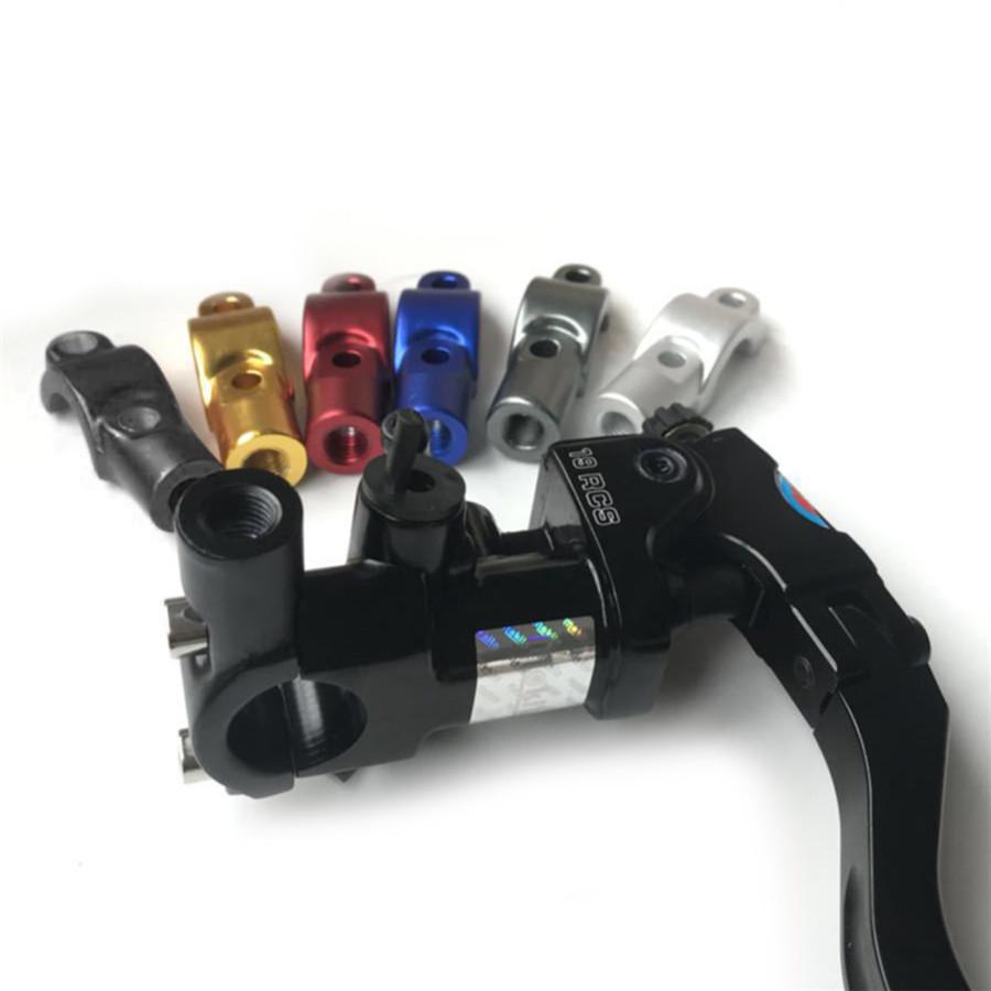 2Pcs Motorcycle Brake Master Cylinder Mirror Clamps For 19 Rcs Radial Brake Pump