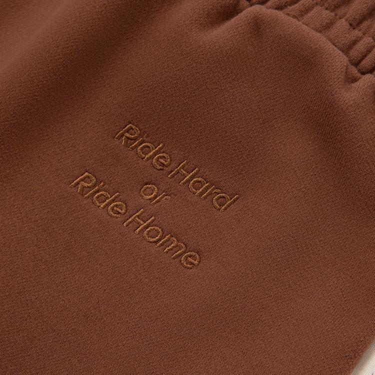 Adidas Originals City Skate Pants Three Stripe Color Block Loose Knit Sports Pants Women Pants Brown IY5380