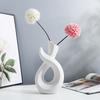 Nordic Irregular Ceramic Vase for Dried Flowers: Modern Home Decor Ornament