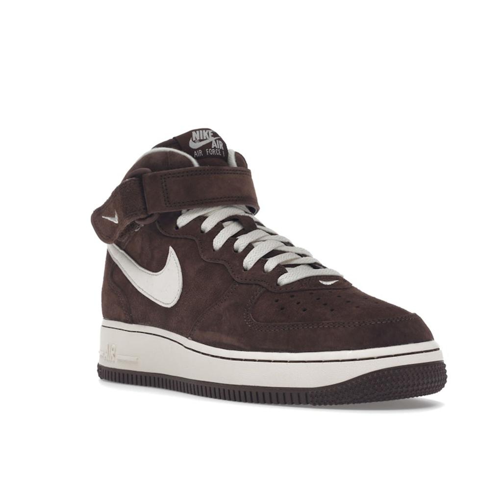Nike Air Force 1 Mid Chocolate Unisex Sneakers Brown Cream DM0107-200