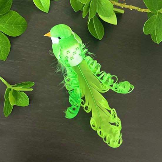 Artificial Birds Simulation Foam Birds with 3D Feather Tail Realistic Clip
