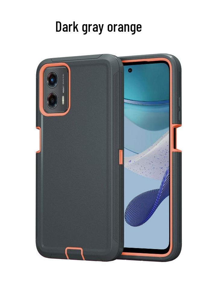 Moto G Power 5G 2024 Drop-Proof Protective Case, Three-in-One Design, Cross-Border Compatible.