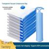 Transparent Vacuum Compression Bags for Duvets and Seasonal Clothing Storage