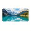 2D Flat, Decorative Signs& Plaques- 2D Flat, for Decorative Use Only--The Sun Visor and Sunshade Create a Stunning Reflection of the Mountain Lake, Sh