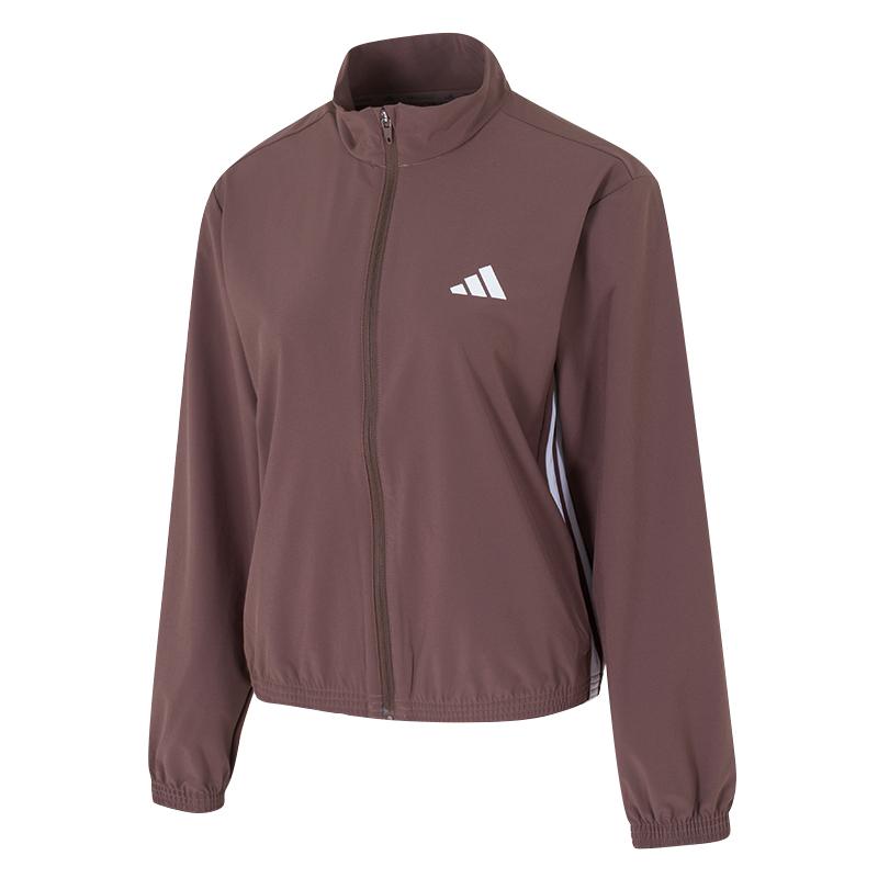 

Adidas Sports Lifestyle Brand Logo Training Stand Collar Running Casual Breathable Windproof Woven Jacket Women Jacket JY2143 XL