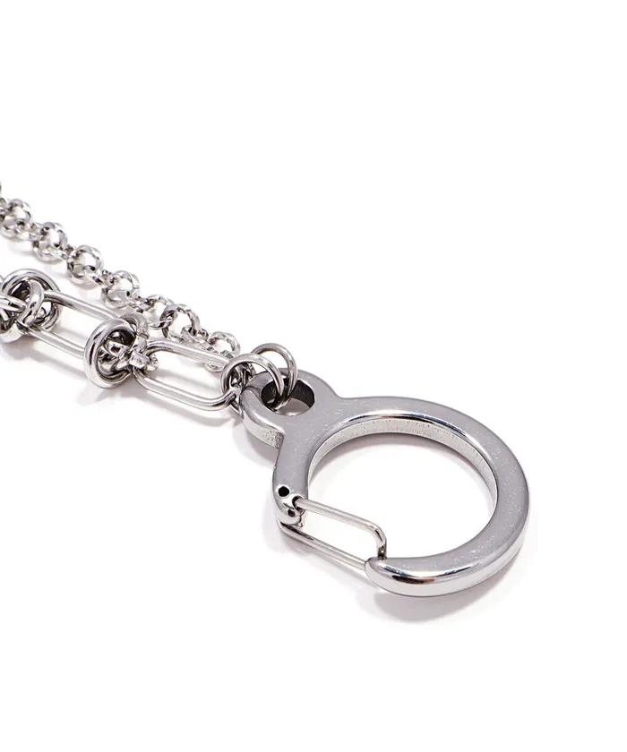 Polarita Twin Star Chain Keyring (PLT-kr-002_SV)