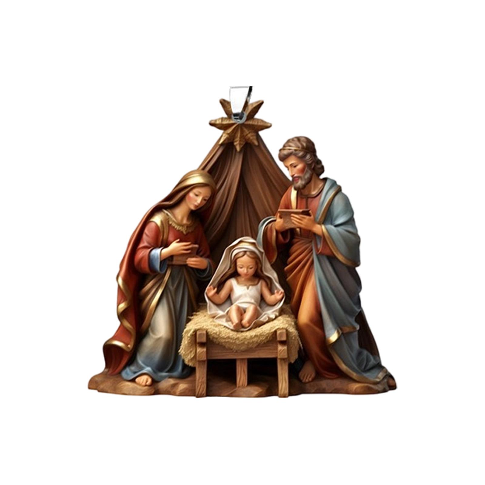 

Акриловая декоративная подвеска для трансграничной торговли, украшение для автомобиля, подвеска на зеркало заднего вида, религиозная One Size