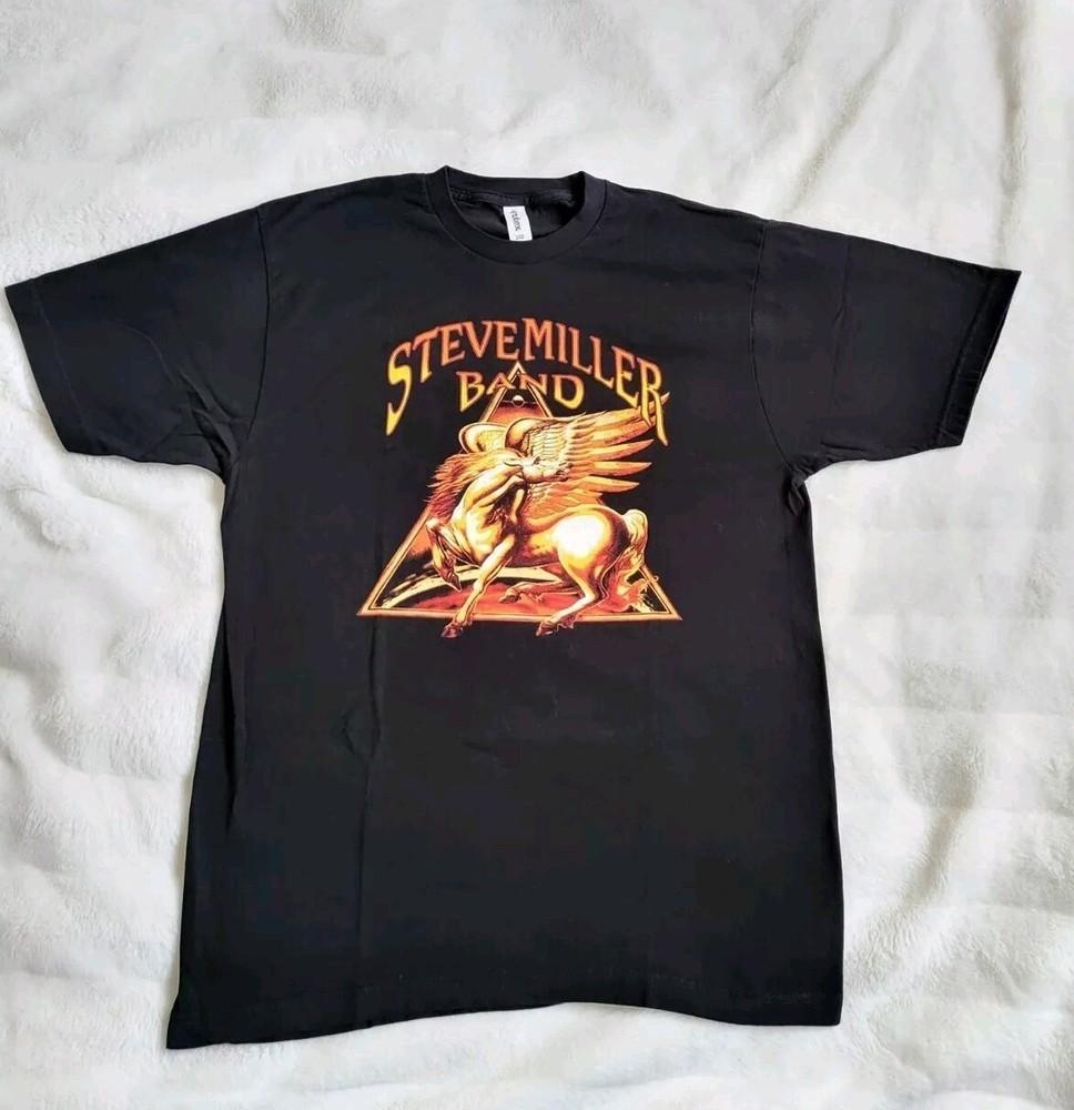 steve miller band Gift For Fan Cotton Black All Size T-Shirt LI1903 Unisex T-Shirt XXXXL