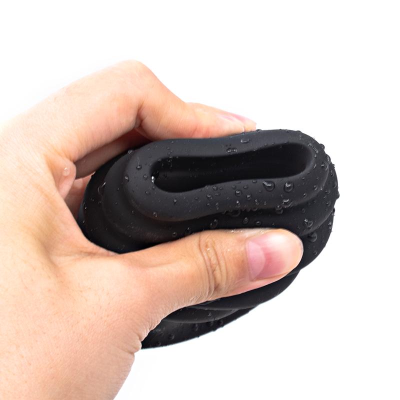 Hollow Anal Plug Spiral Butt Plug Enema Anal Tunnel Sex Toys Silicone Buttplug Gay Speculum Vaginal Dilator Anus