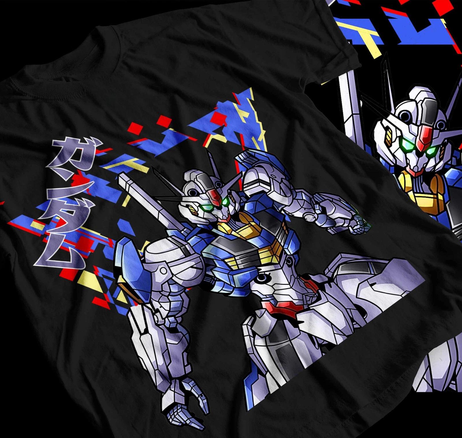 

Gundam Wing T-Shirt Japanese Anime T-Shirt Couple T-Shirt Summer New Retro Fashion Men s and Women s Streetwear 4XL
