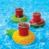 Mini Water Coasters Floating Inflatable Cup Holder Swimming Pool Drink Float Toy Inflatable Circle Pool Coasters Swan Flamingo