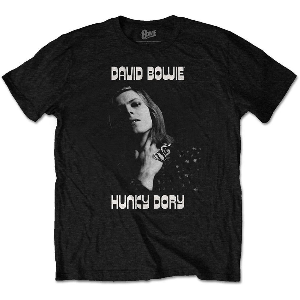 Men s David Bowie Hunky Dory 1 Slim Fit T-shirt X-Large Black XXXXL