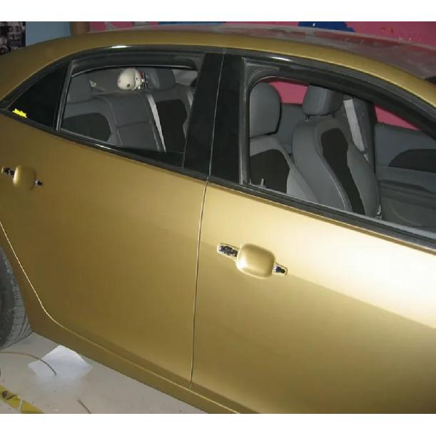 Gold Matte Vinyl Wrap Film for Car Motorcycle Waterproof DIY Sticker for Auto Hood and Exterior