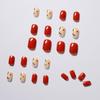 Long Island Iced Tea Short Wear Nail Art Finished Fake Nail Nail Patch Nail Patch Waterproof Removable Nail Patch