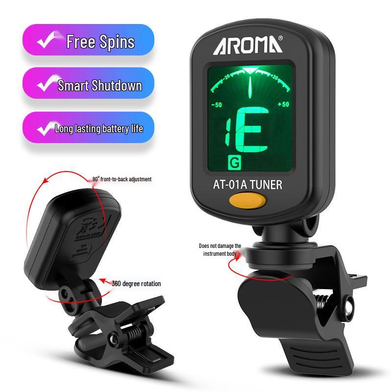 Anoma Univerzální elektronická ladička pro kytaru, ukulele a housle
