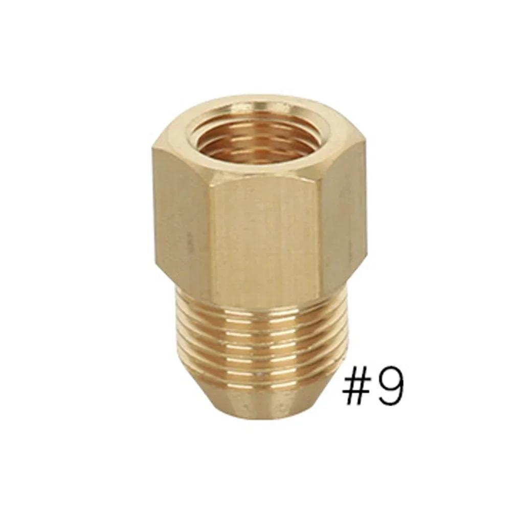 Brass 3/8" 1/4" M14 M18 M22 Thread Connector Male Female Adapter for High Pressure Washer Torch Transitional Joints Pipe Fitting