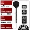 Target Japan BLACK MARQUE DRACO GEN2 SP STEEL TIP DARTS Matthew Lee Model Tungsten Steel Tip Darts Set Shape SWISS SILVER NANO POINT 30MM 90% K-Flex