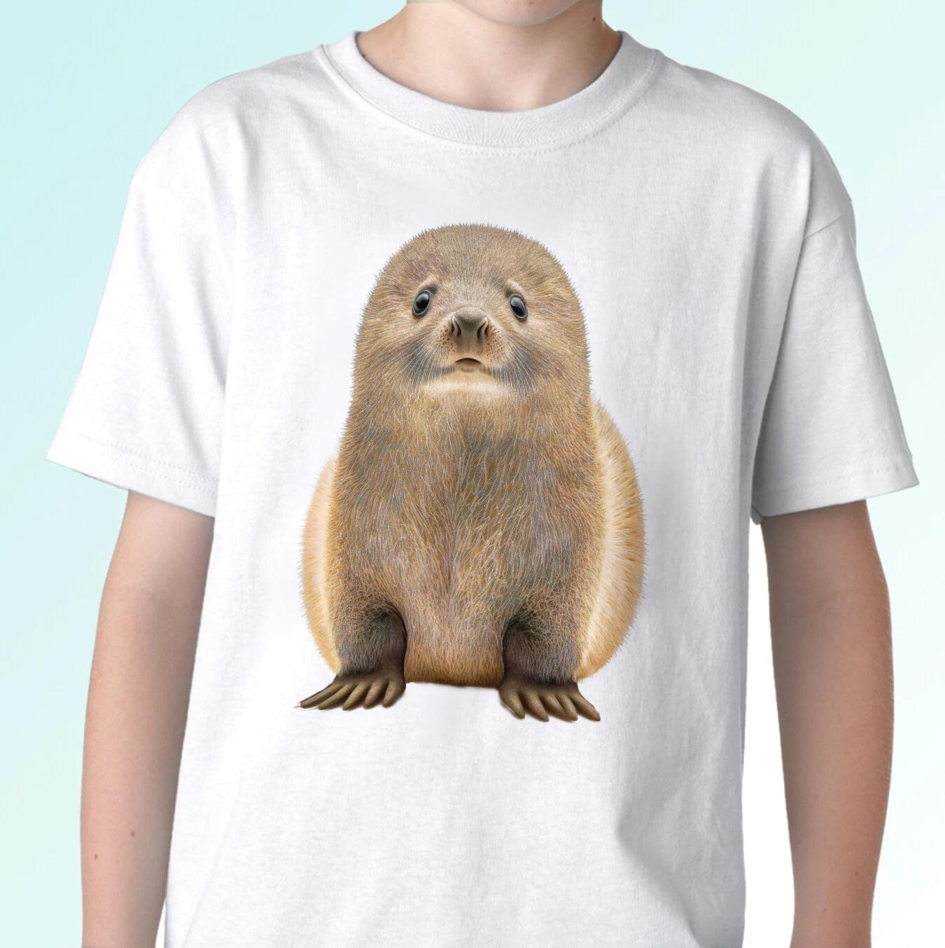 

Sea Lion kids boys T-Shirt tee eared seal top animal gift s s kids baby sizes 110