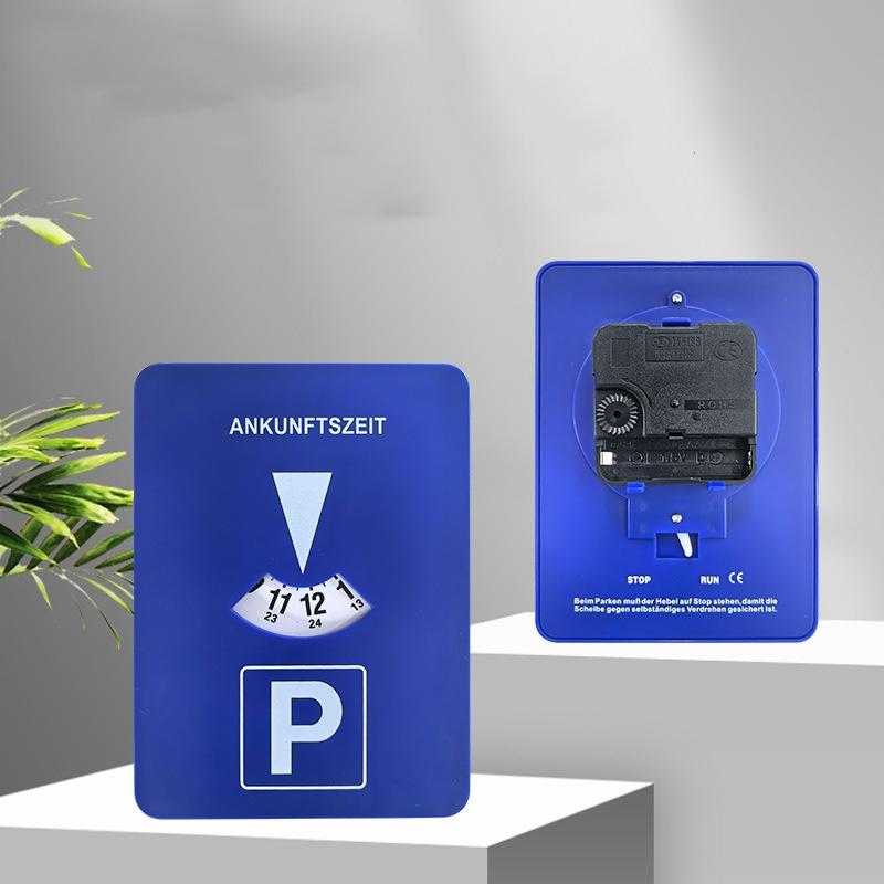 Parkovací hodiny s časovačem Doba příjezdu Displej Modrý plast Parkovací čas Nástroje 24 Parkovací disk Parkovací automaty