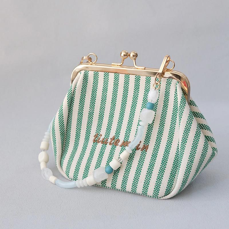 New Woman Bag Accessory Colorful Wood Resin Beads Handcrafted Wristband Acrylic Bag Chains Women Replacement Bag Handle Chain