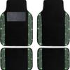 Crystal Velvet Non-Slip Car Floor Mats - Dirt & Wear-Resistant, Easy To Clean.