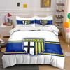 Shield Logo with Stripes. Bedding Sets Duvet Cover Sets Duvet Covers Pillowcases(1 * Duvet Cover 2 * Pillowcases Without Duvet Insert)